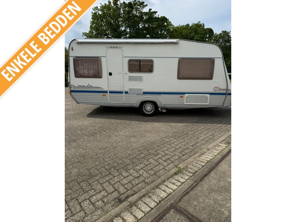 TEC Travel King 470 MET MOVER, Caravans en Kamperen, Caravans, Standaardzit, Bedrijf, Overige typen, Tot en met 4