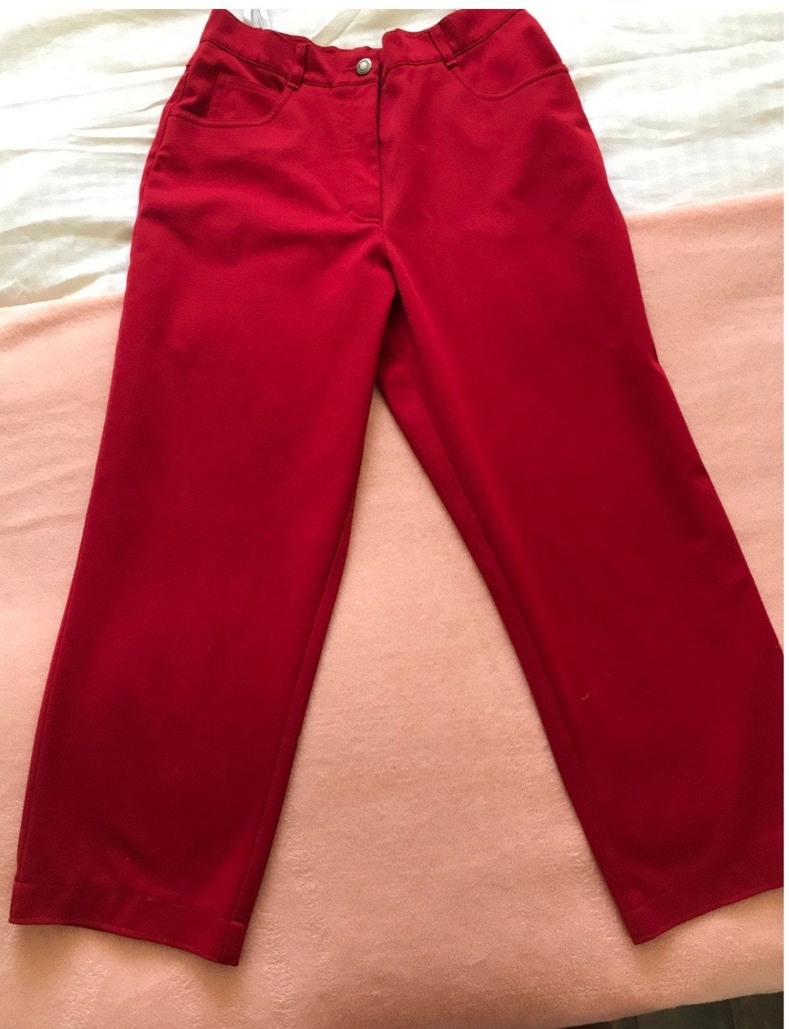 Rode 3/4 Broek, Kleding | Dames, Maat 38/40 (M), Ophalen of Verzenden, Zo goed als nieuw, Driekwart