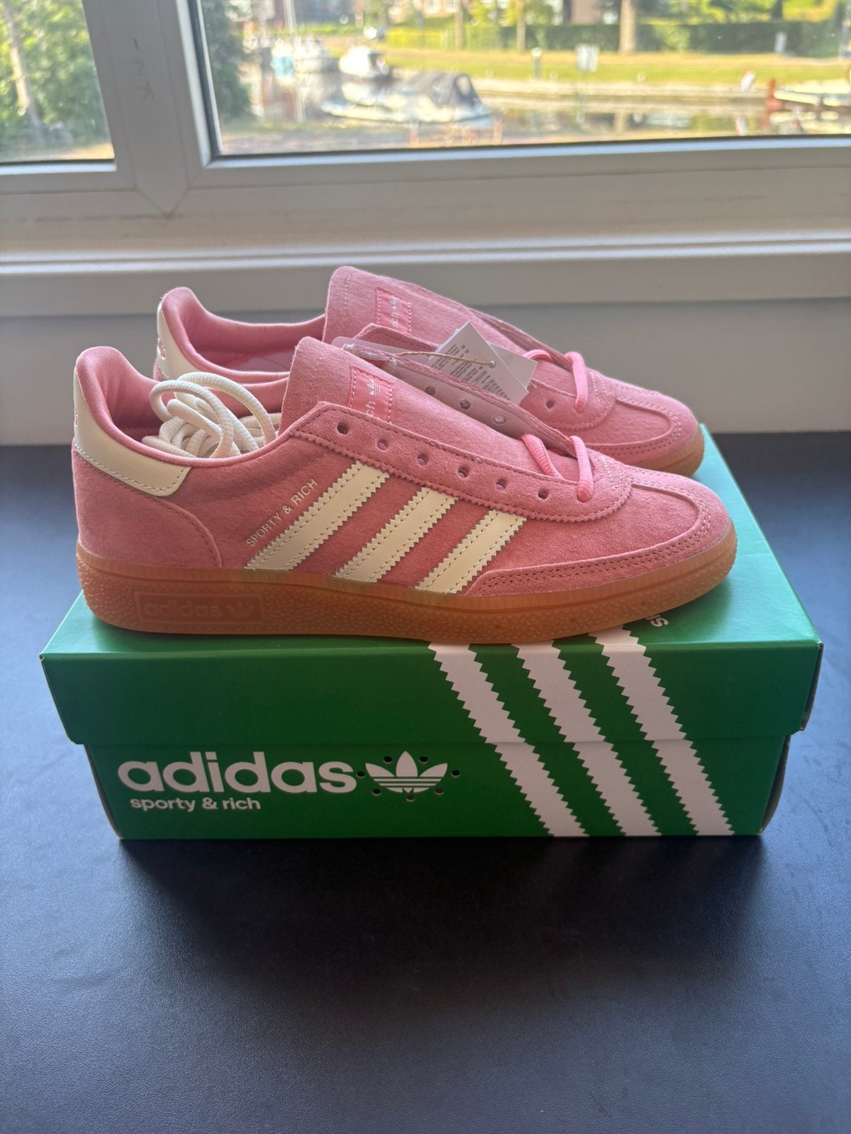 Adidas Handball Spezial Sporty Rich Pink | EU 38, Nieuw, Ophalen of Verzenden, Roze, Sneakers of Gympen