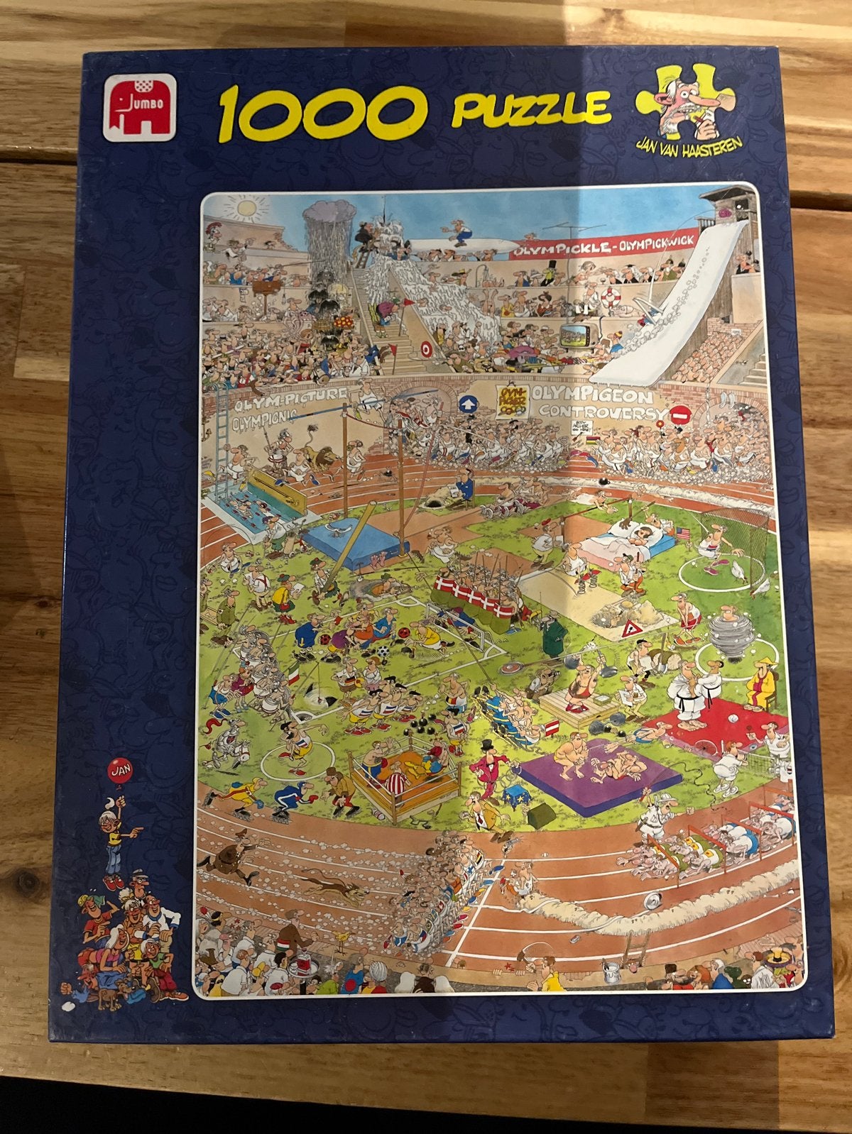 Jumbo Jan van Haasteren Olympische Spelen 1000 stukjes, Ophalen of Verzenden, 500 t/m 1500 stukjes, Gebruikt, Legpuzzel