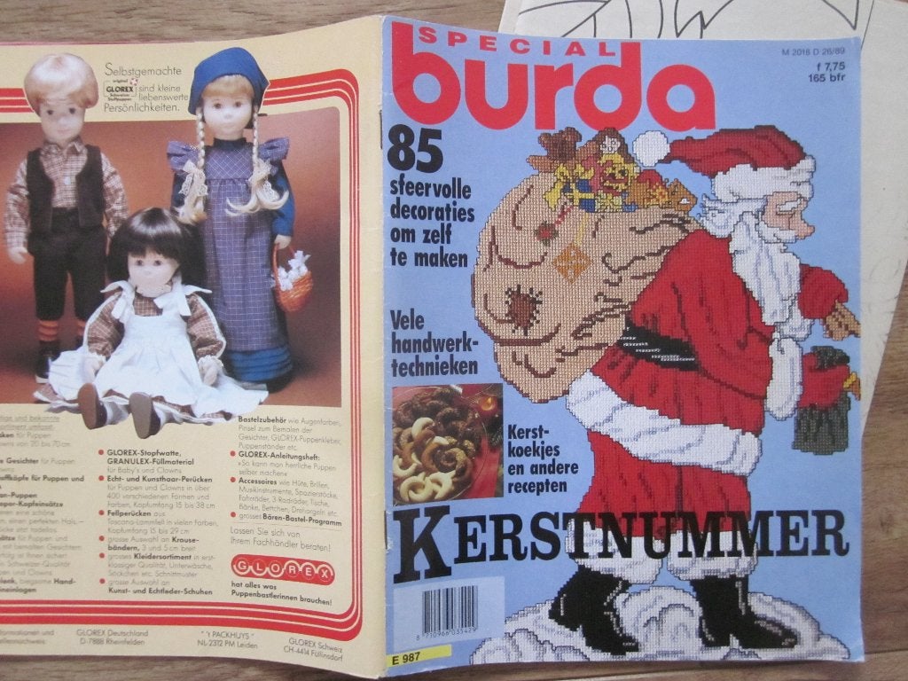 Burda Kerstnummer 85 sfeervolle decoraties om zelf te maken, Ophalen of Verzenden, Zo goed als nieuw, Handborduren, Patroon
