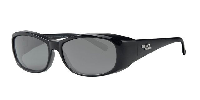 Overzetzonnebril / Overzetbril REVEX POL492 Black -60% OFF!, Overige merken, Zonnebril, Zwart, Nieuw