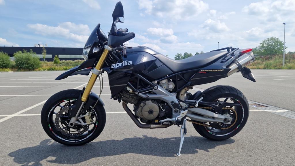 Prachtige aprilia dorsoduro 750 met 31993km, 750 cc, 2 cilinders, Particulier