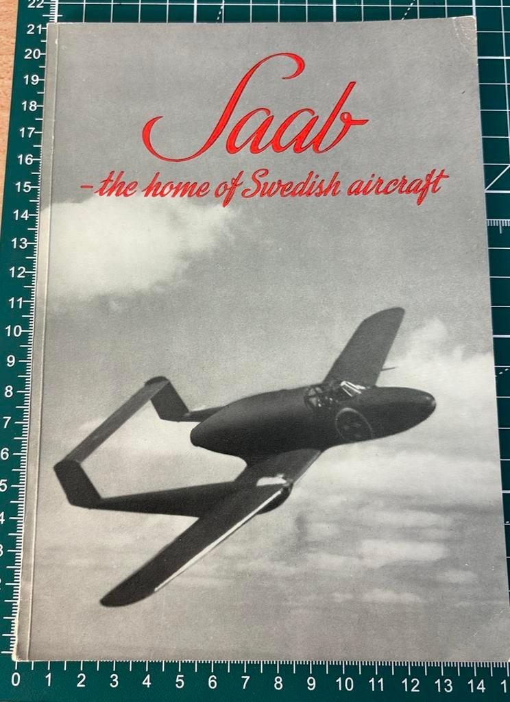 Saab the home of Swedish Aircraft boekje, Ophalen of Verzenden, Zo goed als nieuw, Boek of Tijdschrift