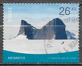 NOORWEGEN 26 Kr. zegel Antartica 2019, Verzenden, Noorwegen, Gestempeld