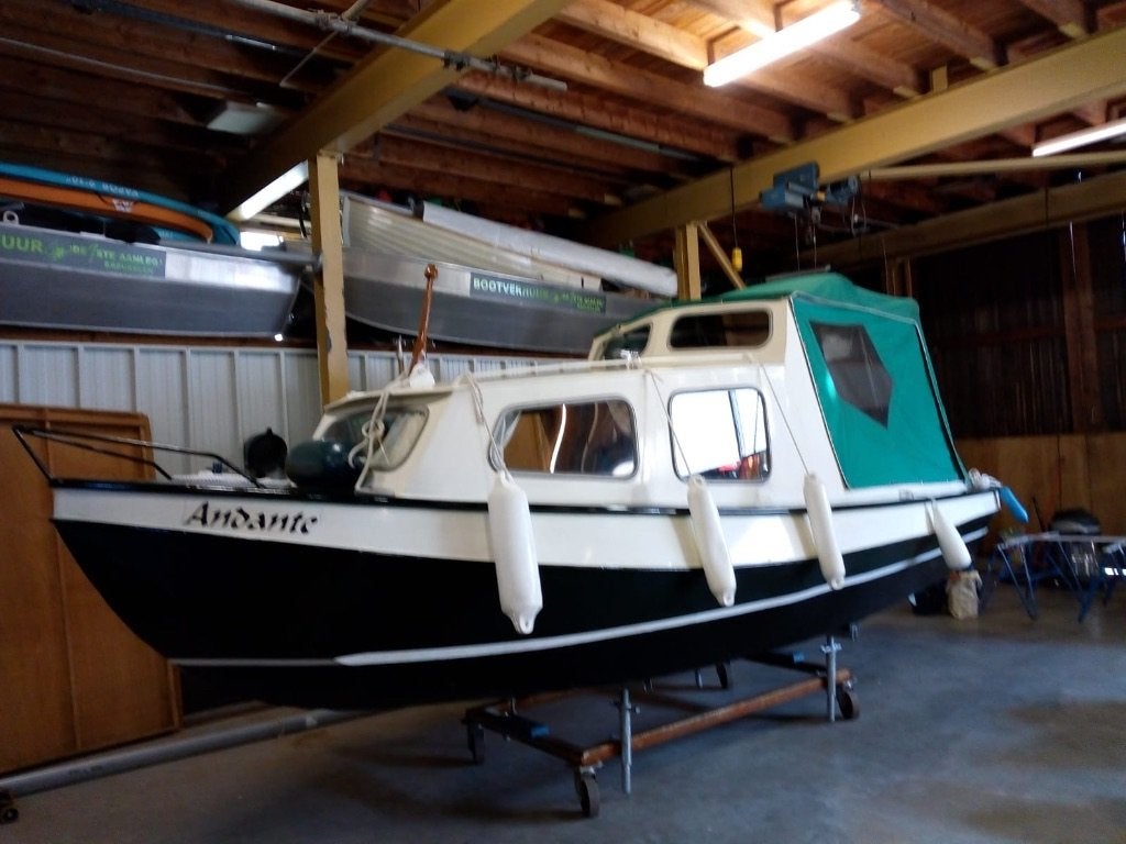 Tukkervlet  met Honda aanhangmotor, Watersport en Boten, Overige merken, Gebruikt, 6 m, 2 m