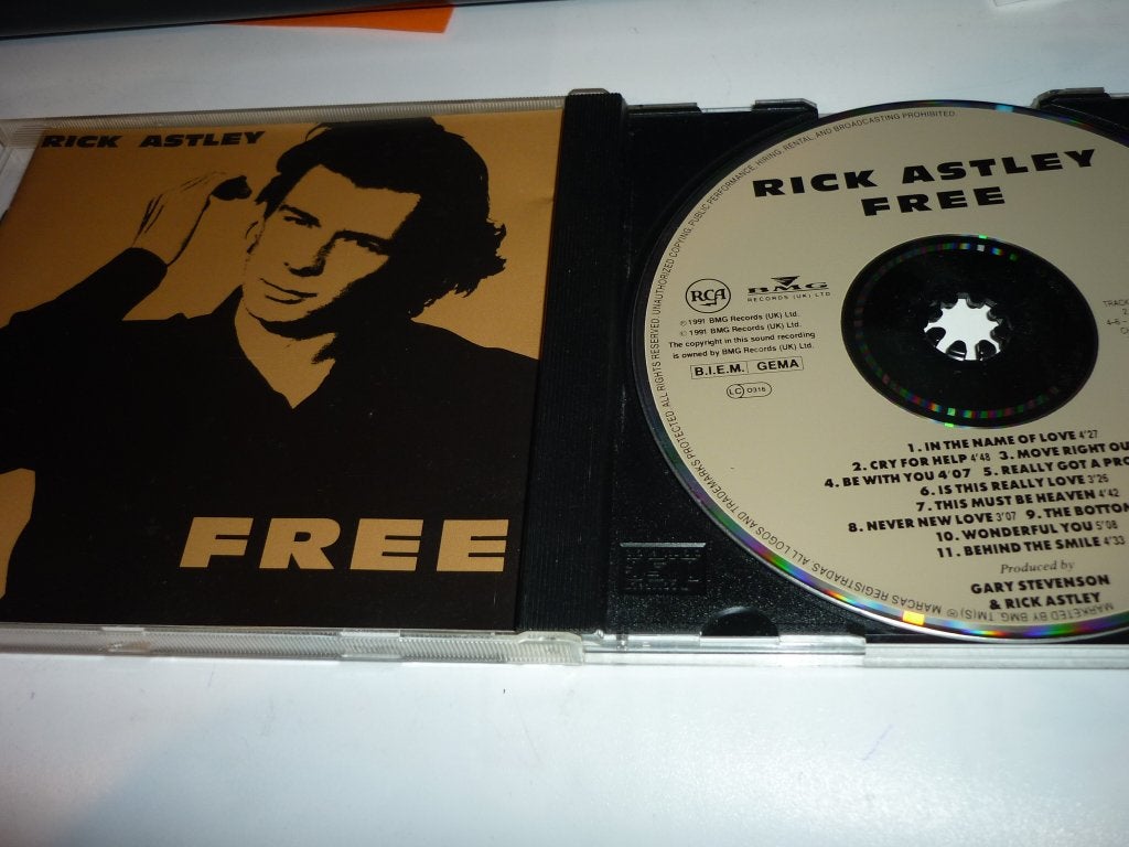 Rick Astley de cd free, Verzenden