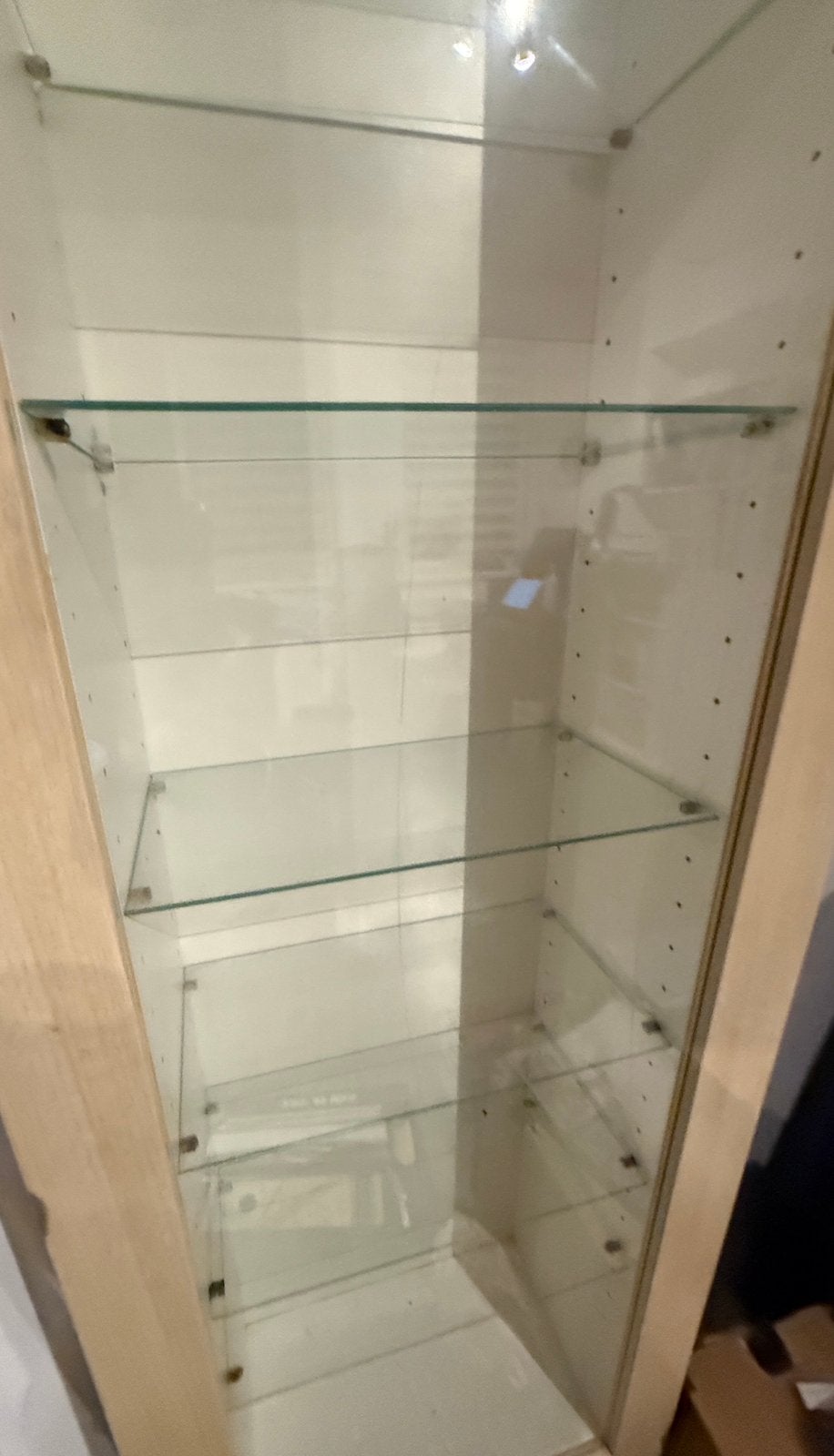 Vitrine hang kast van ikea, Ophalen, Minder dan 50 cm, Zo goed als nieuw, 150 tot 200 cm