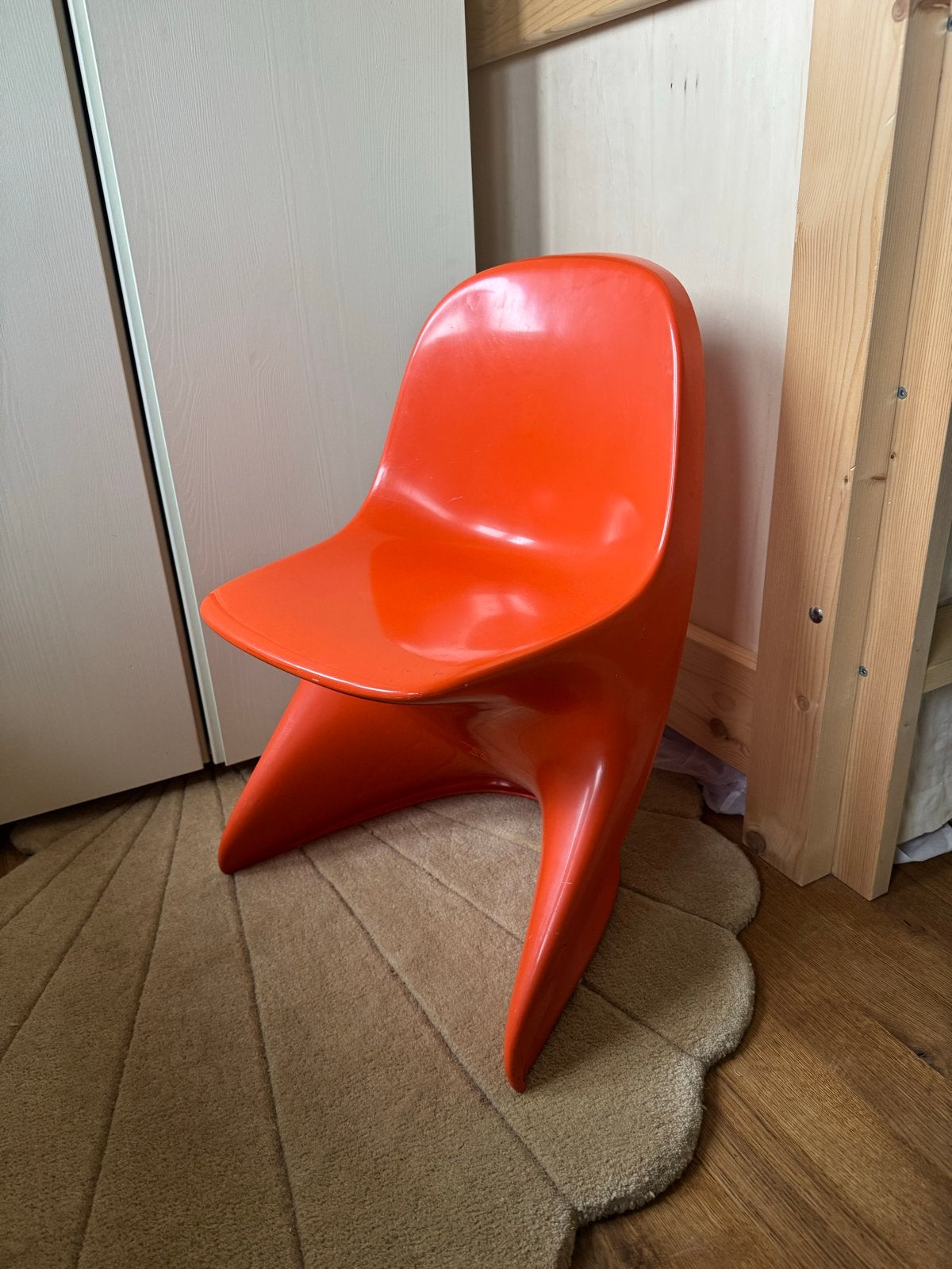 Casalino 1 kinderstoel in oranje - Vintage design, Ophalen