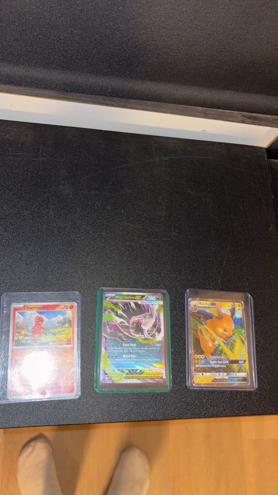 Pokémon Kaarten: Charmander, Mega Darkrai EX, Raichu GX, Ophalen, Zo goed als nieuw, Meerdere kaarten