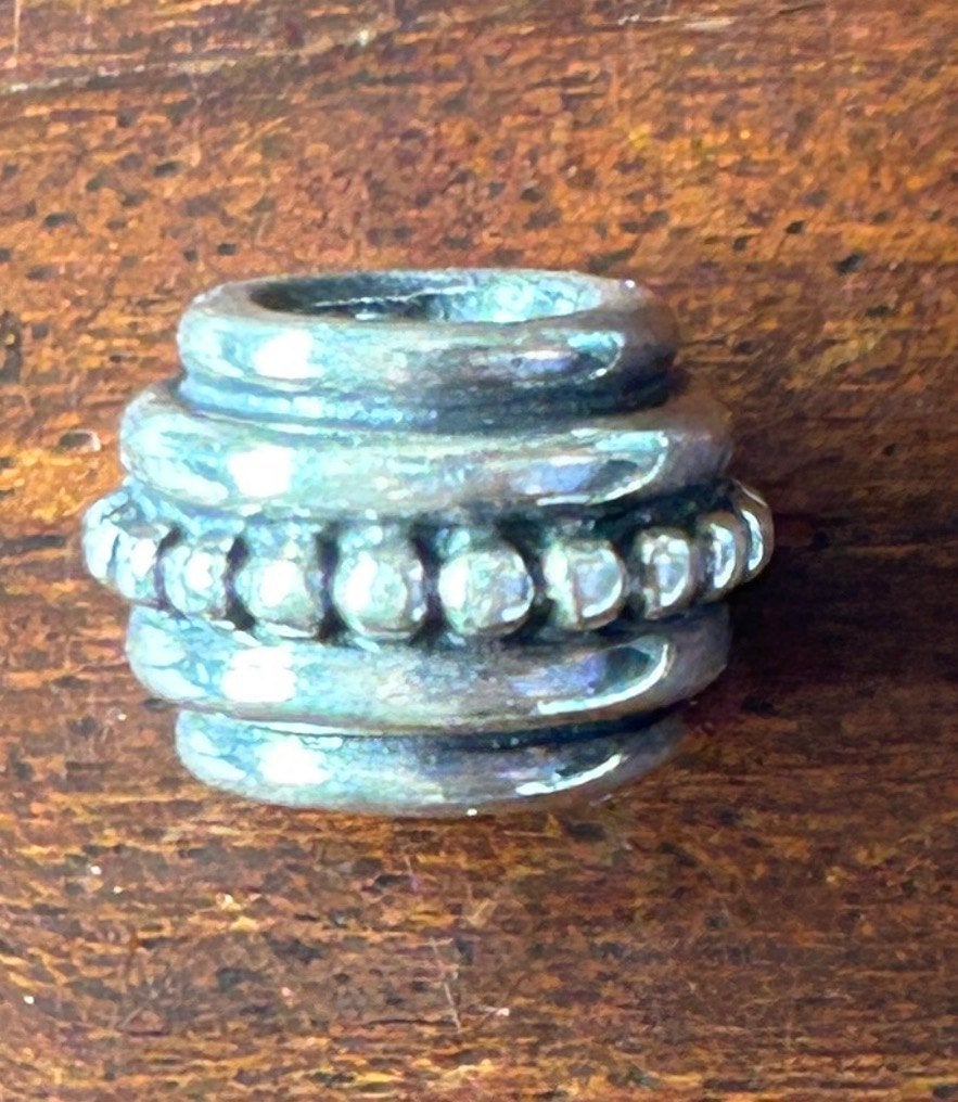 Zilveren Pandora bedel, fantasieribbel, Sieraden, Tassen en Uiterlijk, Bedels, Zo goed als nieuw, Pandora, Zilver, 1 bedel, Verzenden