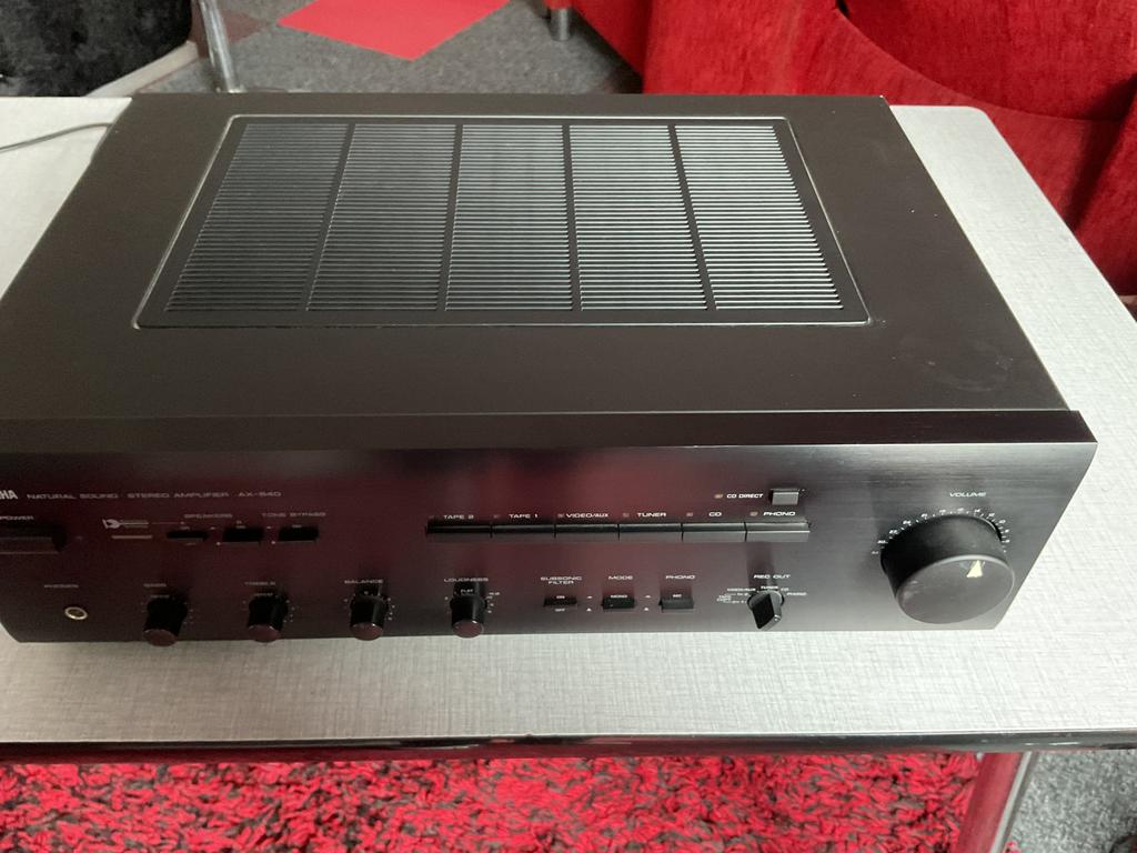 Yamaha amplifier AX-640 Zwart, Ophalen of Verzenden, Gebruikt, 120 watt of meer, Yamaha