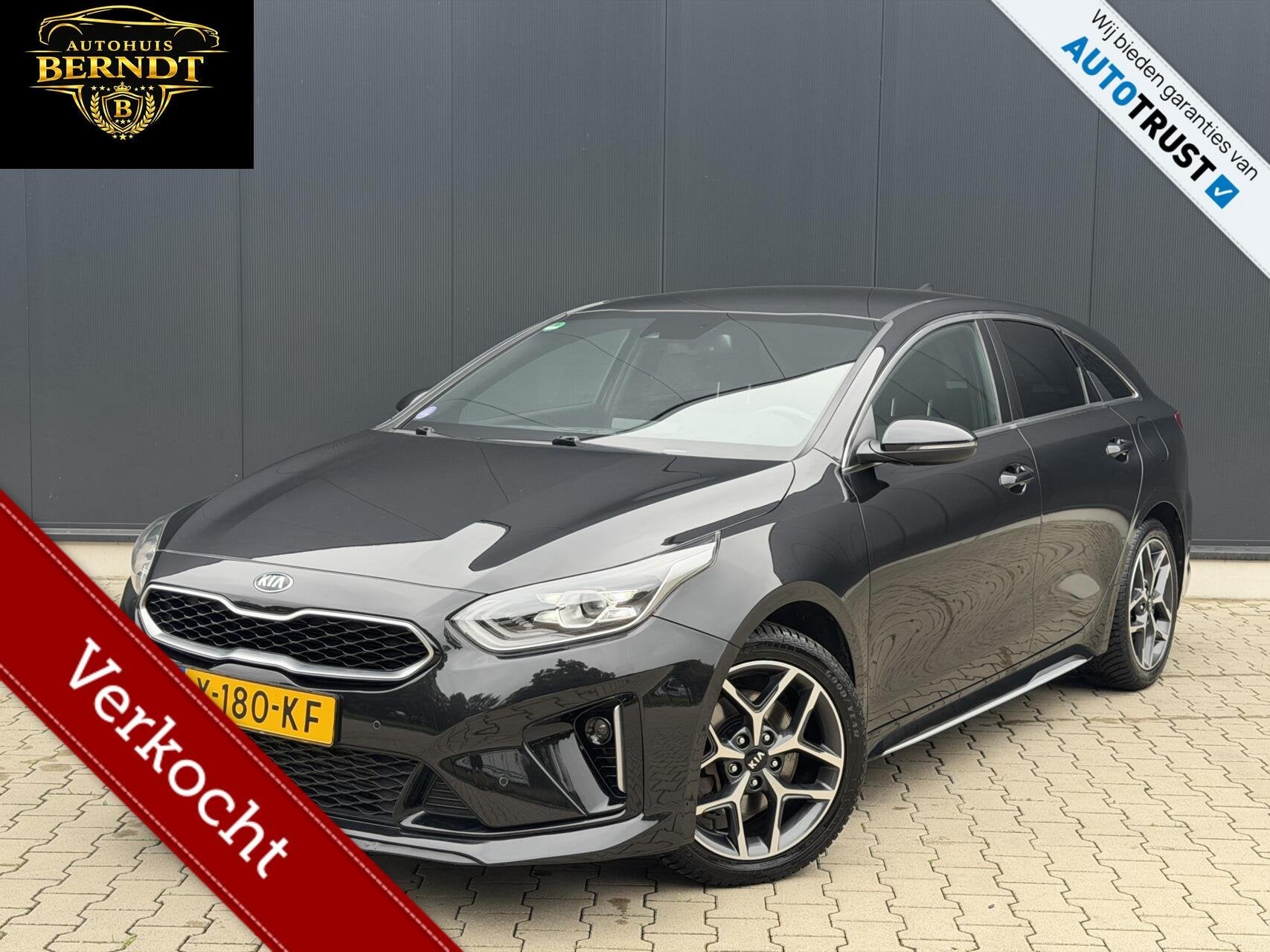 Kia ProCeed 1.0 T-GDI GT-Line camera PDC Cruise LED Carplay, Auto's, Voorwielaandrijving, Gebruikt, Met garantie (alle), Alcantara