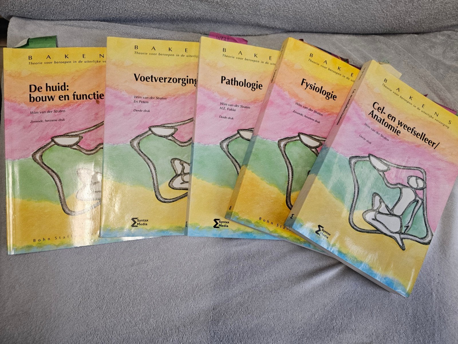 BAKEN Boekenreeks - Theorie uiterlijke verzorging (5 boeken), Boeken, Ophalen of Verzenden, Gelezen