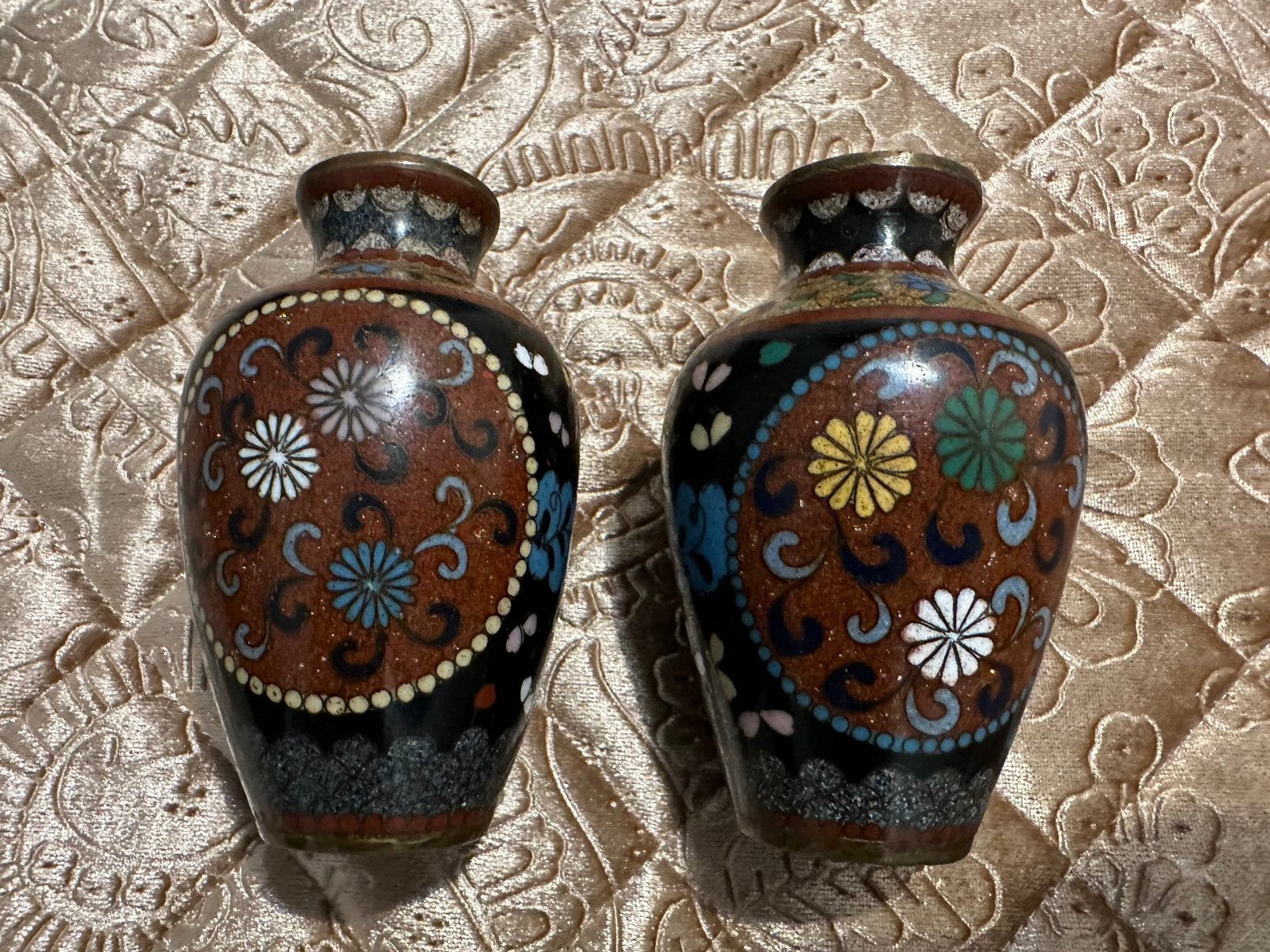 Antieke Japanse Bronzen Vases, Ophalen of Verzenden