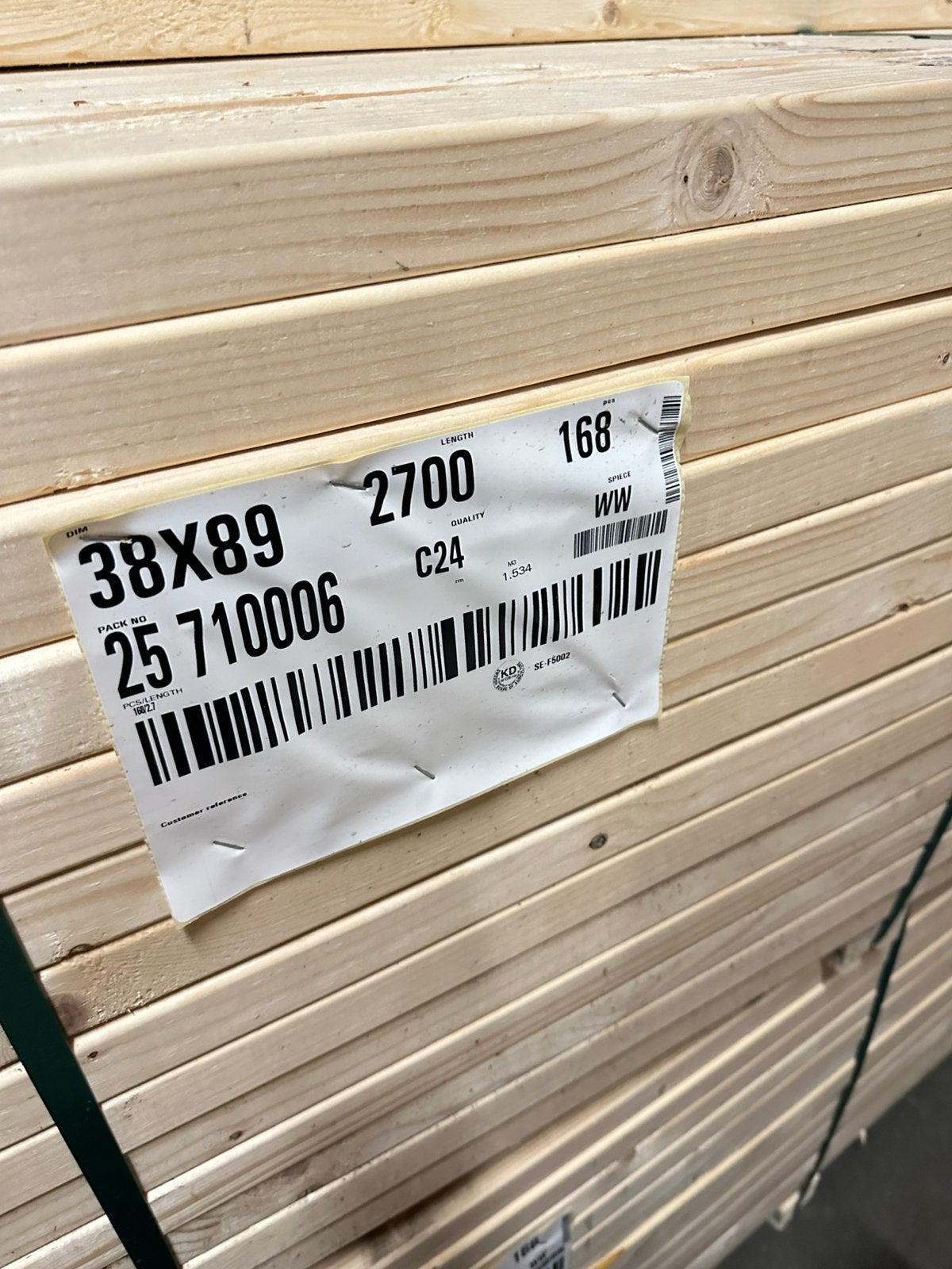Sls / cls 38x89 1pakje 270cm en 1 pakje 300 cm, Ophalen, 25 tot 50 mm, Nieuw, 250 tot 300 cm