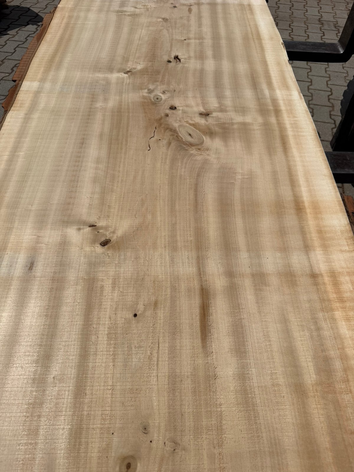 Zeer mooi boomstambladen 310x90x7cm voor 350 euro !!!, Ophalen, Zo goed als nieuw, 250 cm of meer, Planken