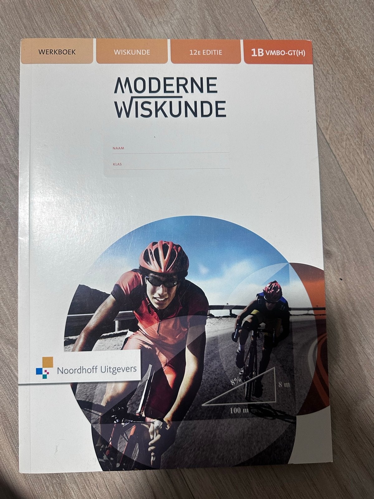 Moderne Wiskunde Werkboek 1B VMBO-GT(H) 12e editie, Ophalen of Verzenden, Zo goed als nieuw, VMBO, Wiskunde A