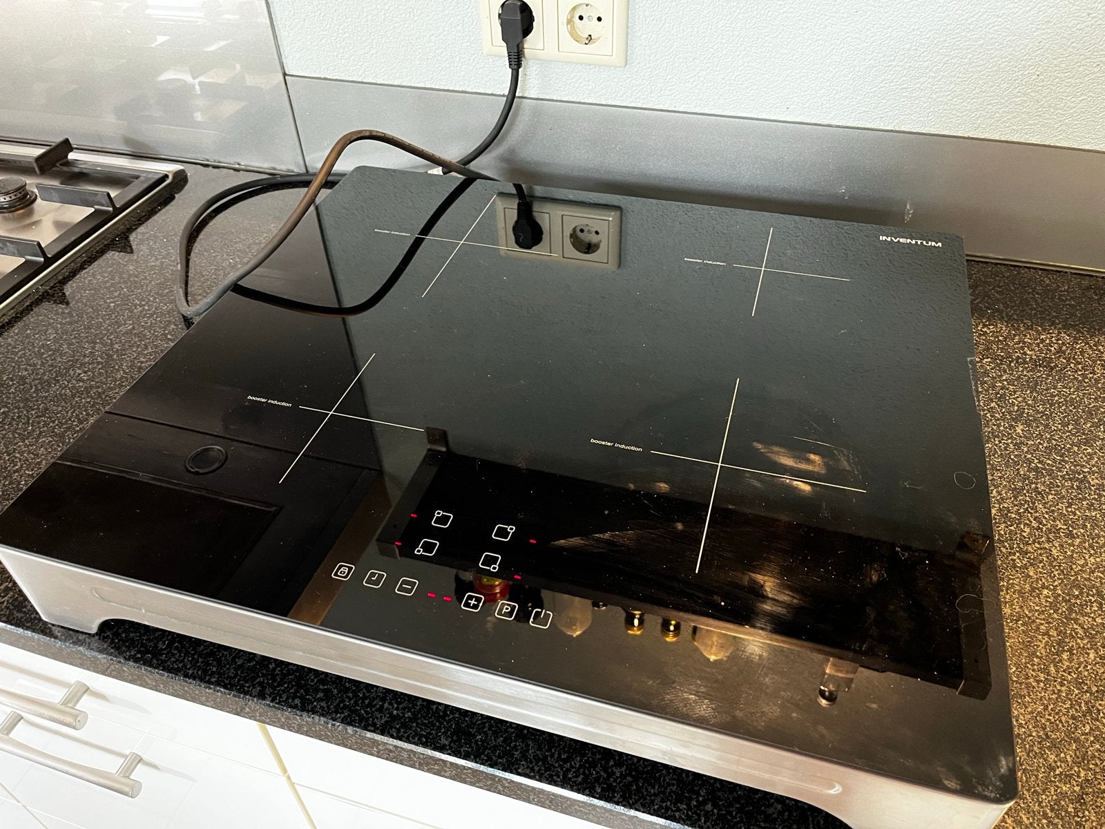 Inventum VKI6010ZIL Inductie Kookplaat - Vrijstaand, Ophalen, 4 kookzones, Zo goed als nieuw, Inductie