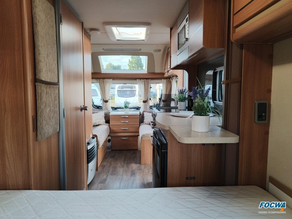 Sprite Cruzer 470 SR Verkocht Mover Dwarsbed, Caravans en Kamperen, Caravans, Bedrijf, 4 tot 5 meter, Sprite, Tot en met 4