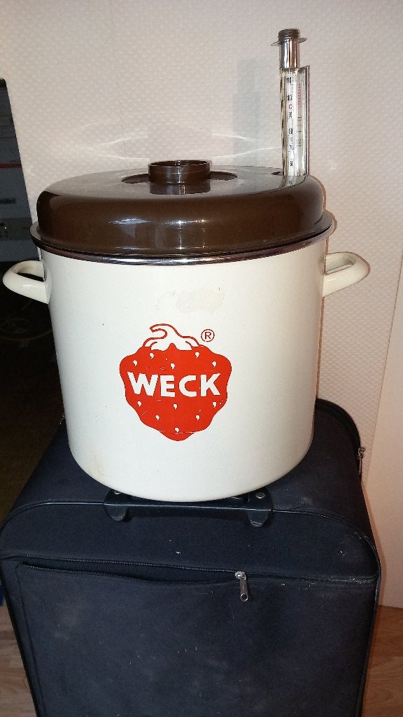 Weck pan, Ophalen, Gebruikt, Met deksel, Overige typen