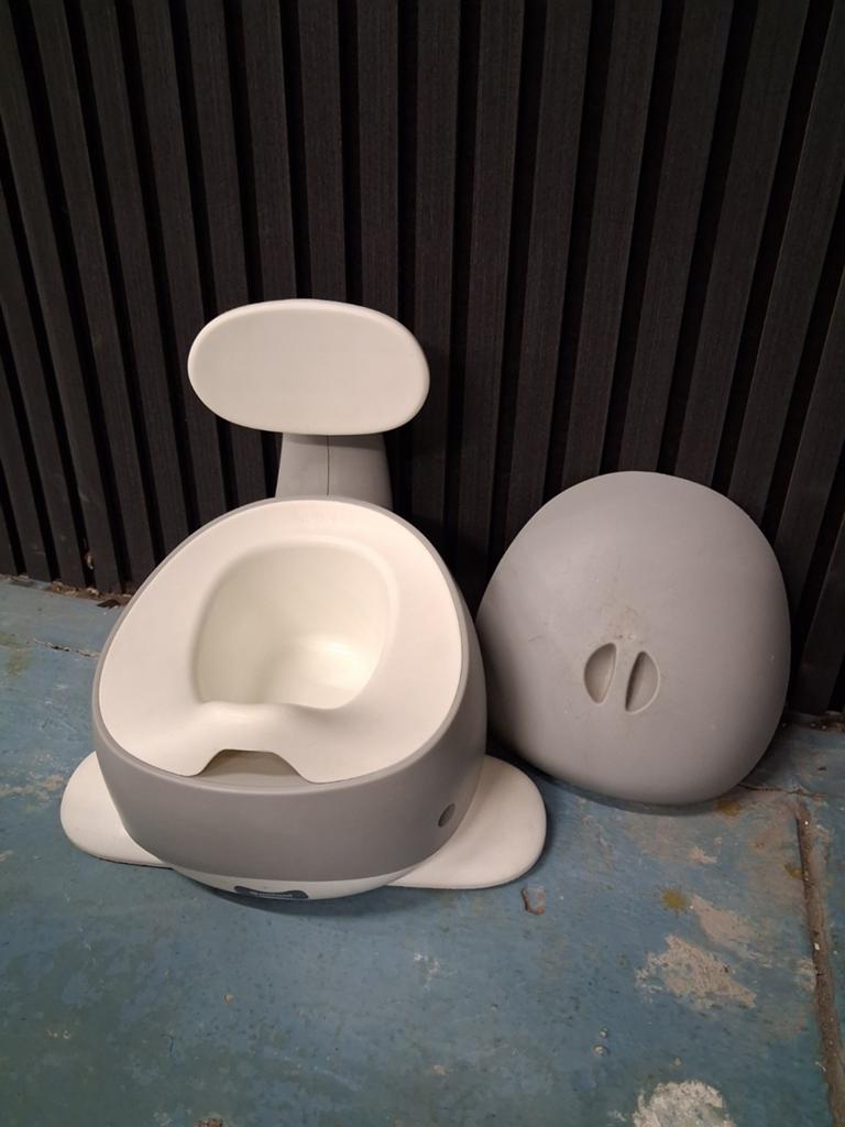 Baninni WC potje walvis - Grijs/Wit, Ophalen of Verzenden, Gebruikt