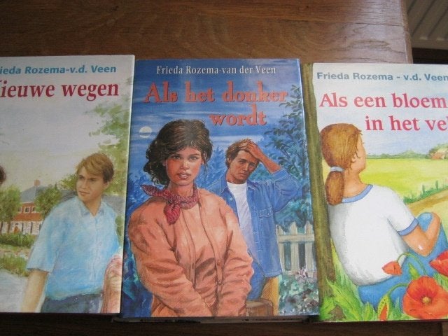 3 x Frieda Rozema  Nieuwe wegen / Donker /Bloem, Boeken, Verzenden, Gelezen