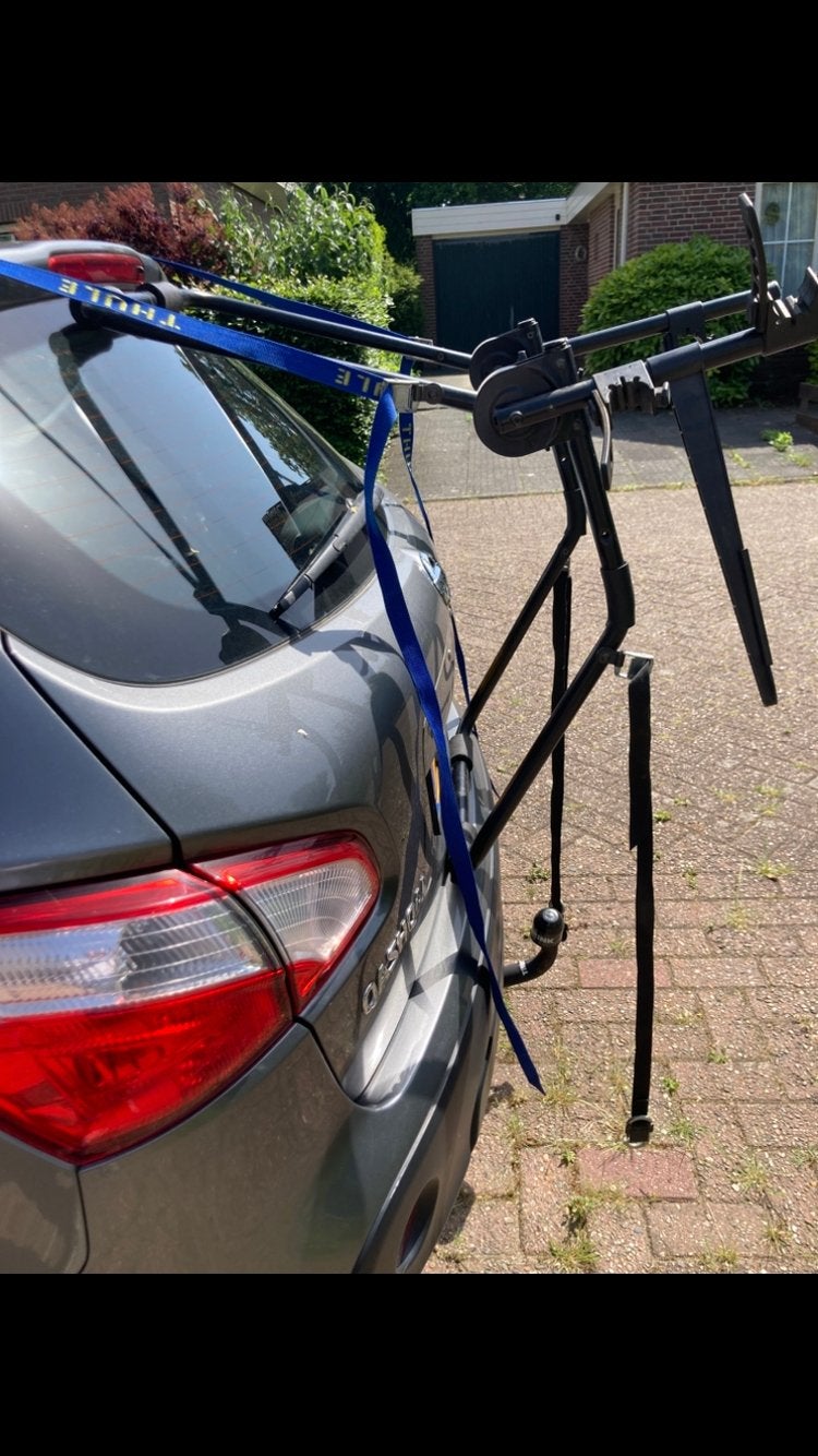 Thule fietsdrager auto zonder trekhaak, Ophalen, Zo goed als nieuw, Achterklepdrager