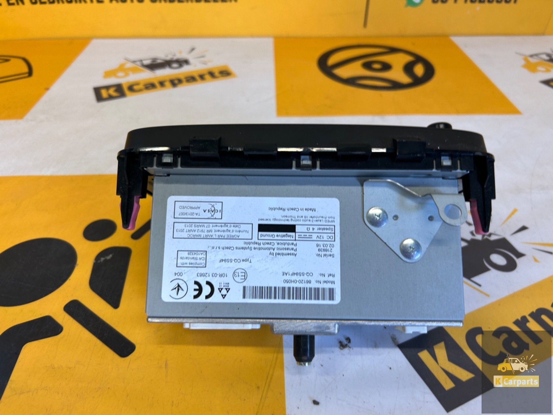 Auto radio Toyota aygo Citro n c1 Peugeot 108 86120-0H050, Info@fabrikant.eu, Fabrikantstraat 1
1000 AA  Amsterdam, NL, Ophalen of Verzenden
