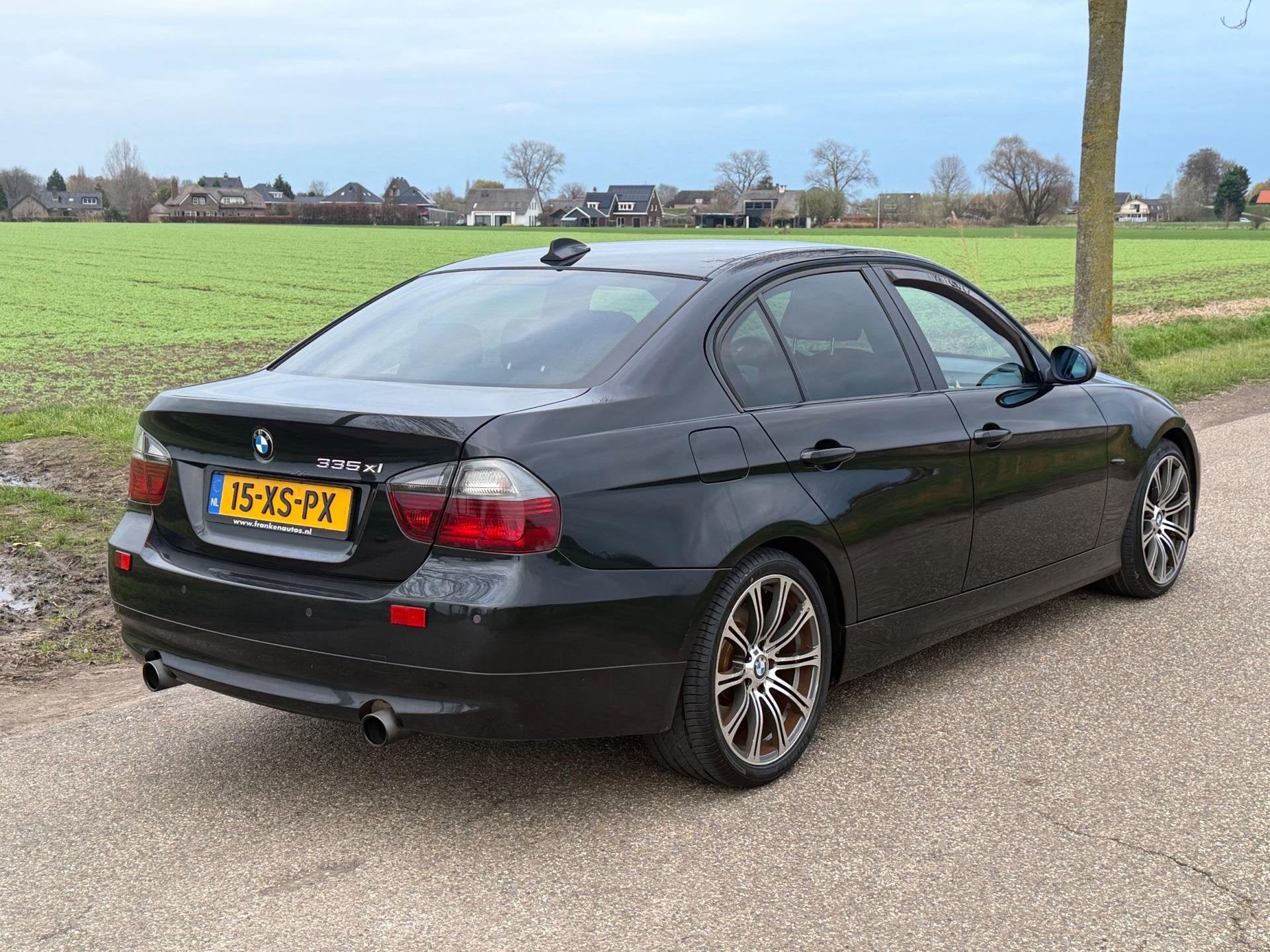 BMW 3-serie 335xi Business Line APK 11-2026 Airco NAP, Auto's, BMW, Automatische klimaatregeling, Stof, Zwart, Zwart