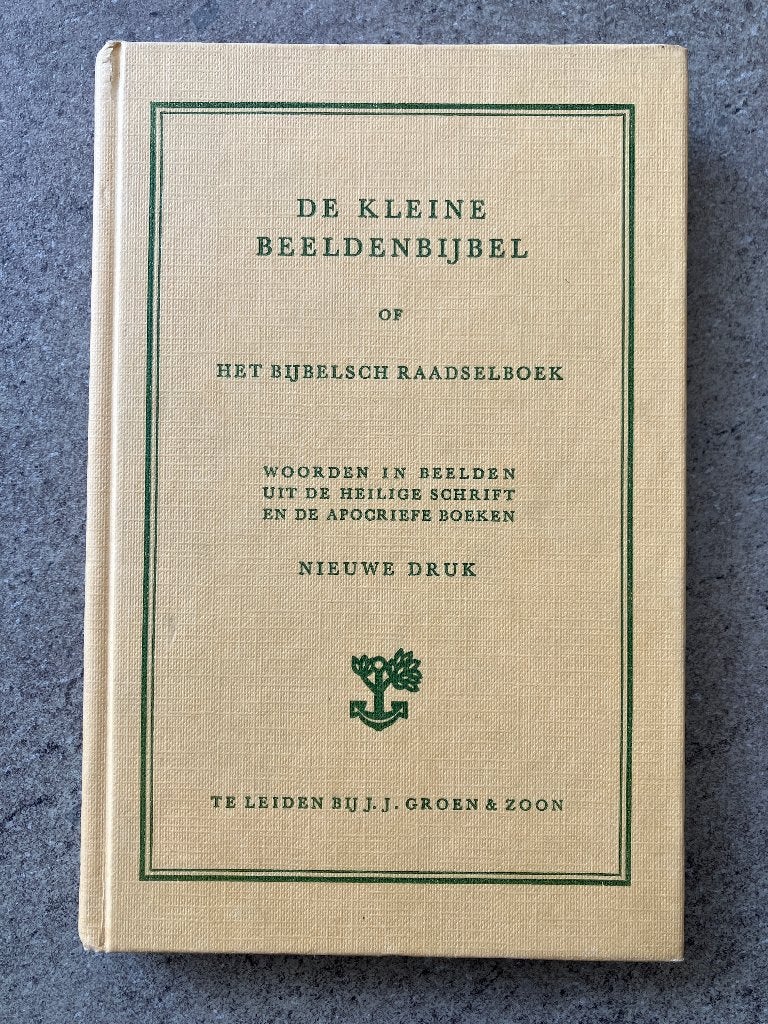 De Kleine Beeldenbijbel - Het Bijbelsch Raadselboek, Christendom | Protestants, Ophalen of Verzenden, Onbekend, Gelezen