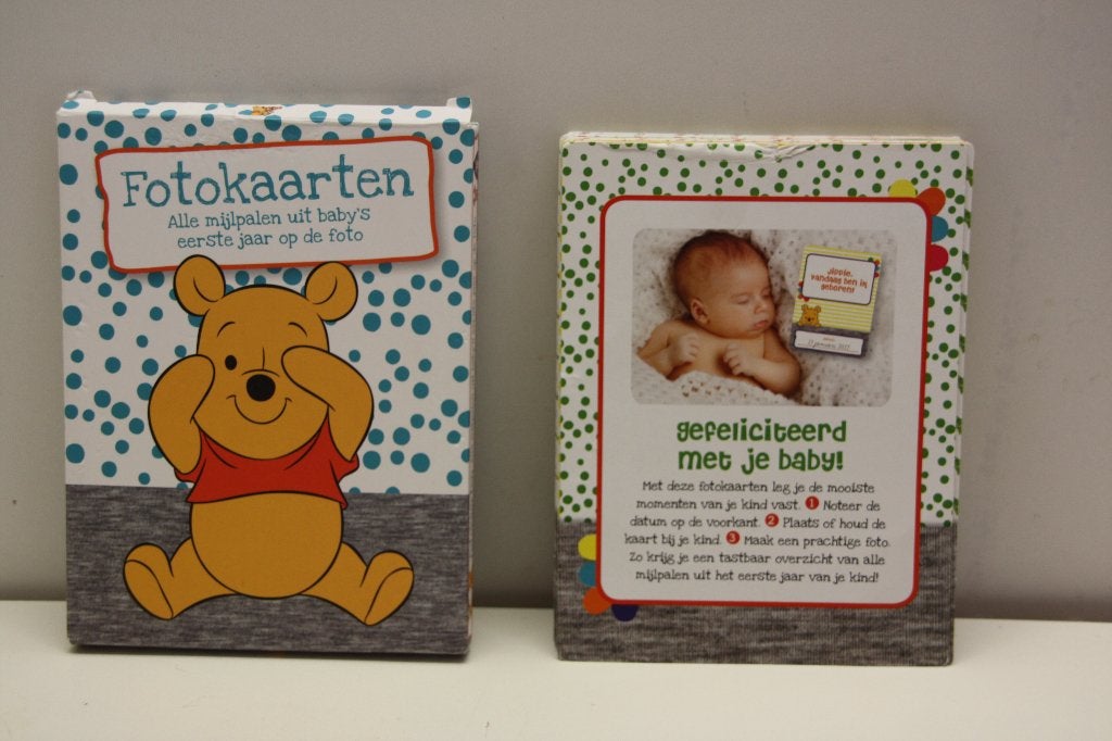 Mijlpaalkaarten/ Fotokaarten Disney. Winnie the Pooh., Ophalen of Verzenden, Zo goed als nieuw