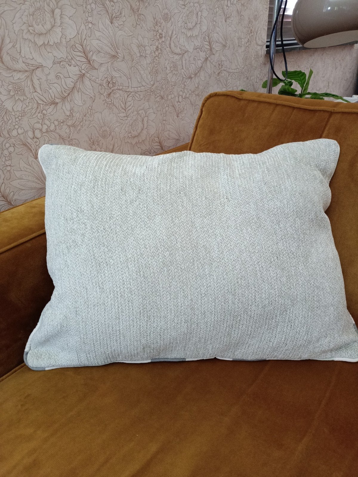 Sissy Boy lichtgroen chenille kussen, Zo goed als nieuw, Minder dan 100 cm, 25 tot 50 cm, Groen