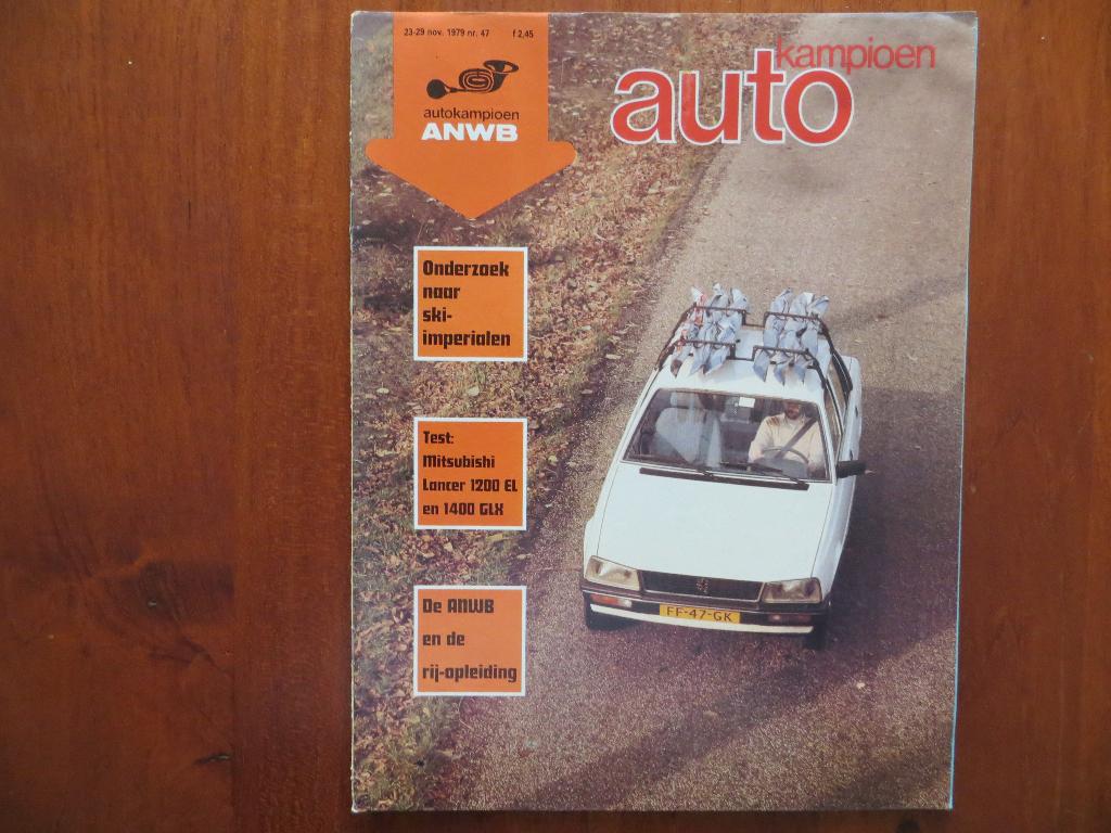 Autokampioen 47 1979 Mitsubishi Lancer 1200 EL, 1400 GLX, Ophalen of Verzenden, Gelezen, Mitsubishi