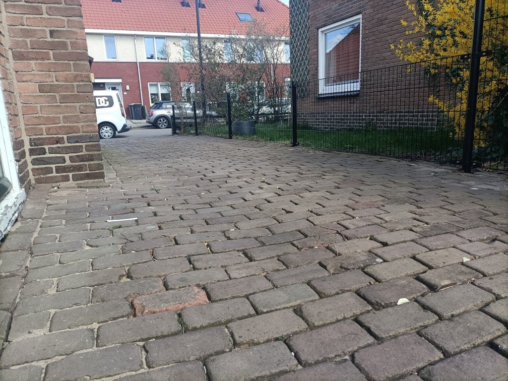 20m 80cm 656 dubbelstaafmat + B-keus poort zwart, Ophalen, Met poort, Nieuw, Dubbelstaafmat hekwerk