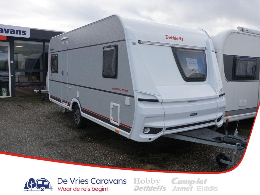 Dethleffs Summer Edition 470 FR, Caravans en Kamperen, Caravans, Rondzit, Bedrijf, Overige typen, Schokbreker