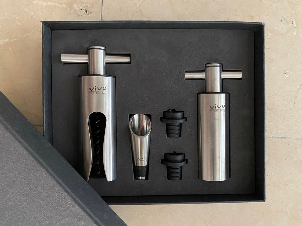 Vivo Villeroy & Boch sommelier set wijn set nieuw in doos, Overige typen, Verzenden, Metaal, Overige merken