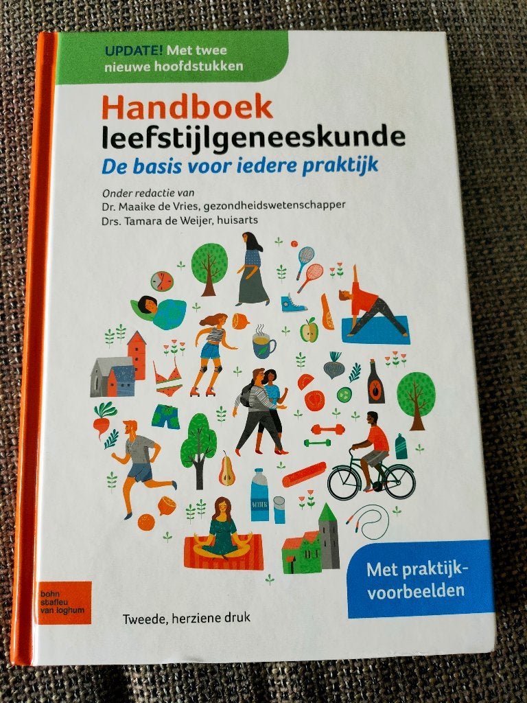 Handboek Leefstijlgeneeskunde - Tweede, herziene druk, Zo goed als nieuw, Dr. Maaike de Vries, Drs. Tamara de Weijer, Gamma, HBO