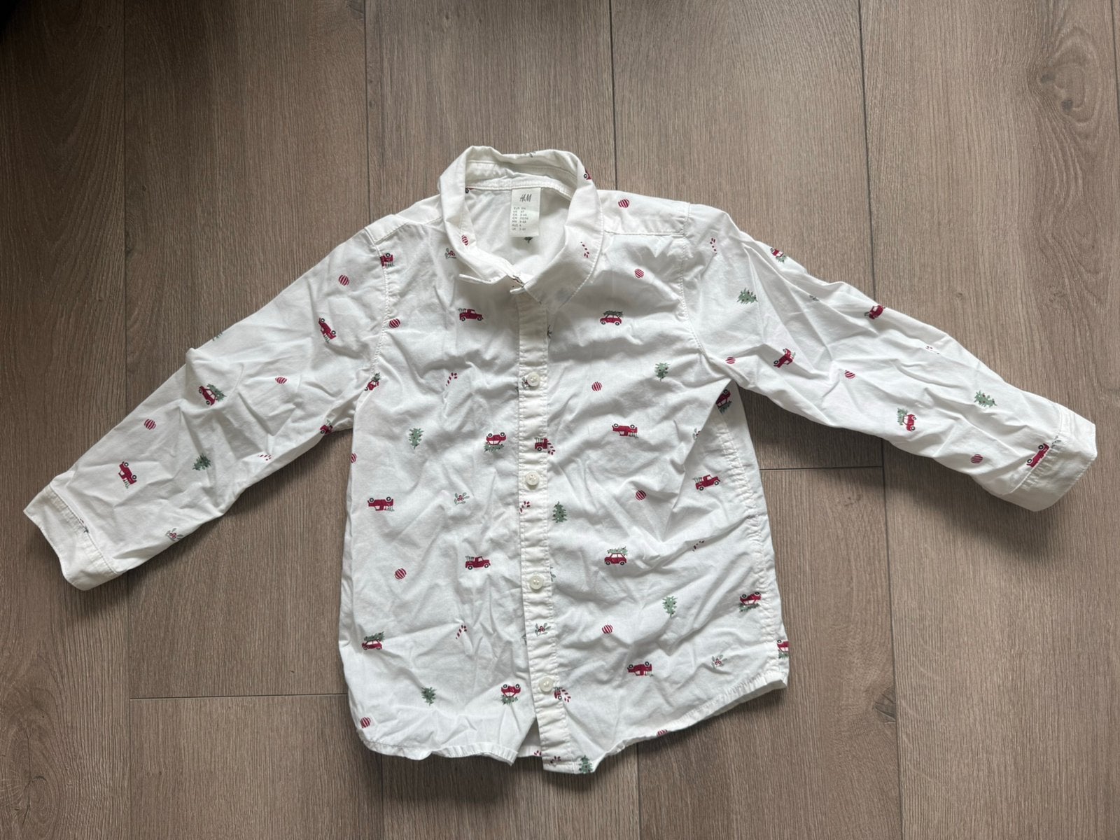 H&M Kerstblouse, Ophalen of Verzenden, Zo goed als nieuw, Jongen of Meisje, Jas