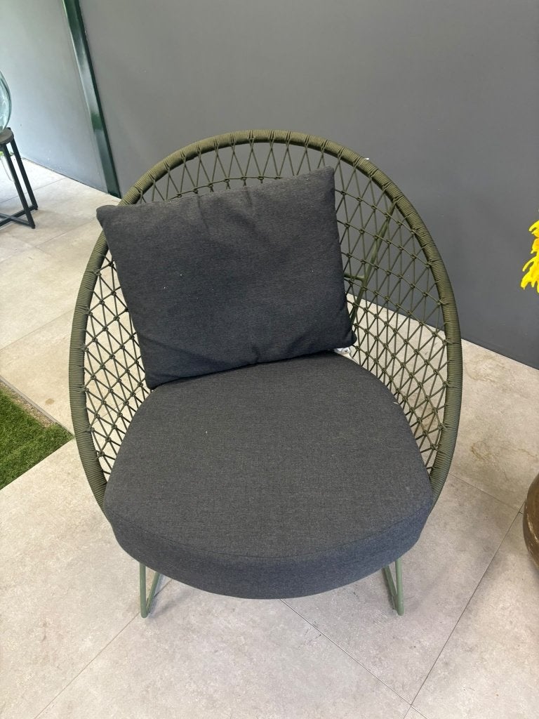 Max & Luuk | Loungestoel Nora | Showroommodel, Tuin en Terras, Ophalen, Zo goed als nieuw, Aluminium