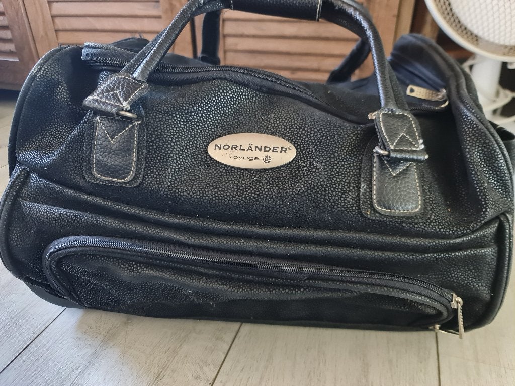 Norländer Voyager reistas met wieltjes, Wieltjes, Gebruikt, 20 tot 30 cm, Bruin
