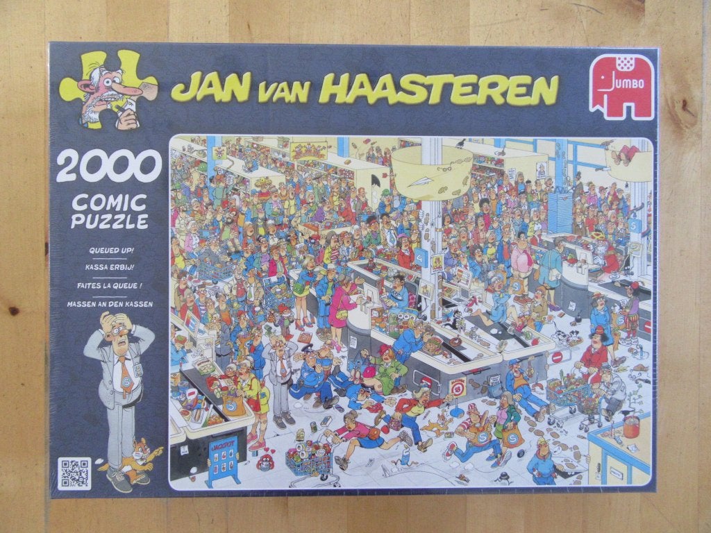 Jan van Haasteren Kassa erbij (2000 stukjes) (nieuw), Ophalen, Meer dan 1500 stukjes, Nieuw