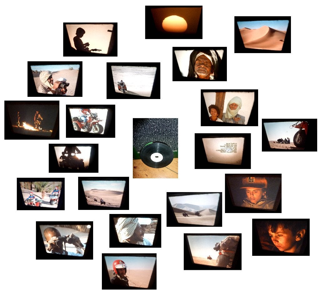 16mm film Ralley through Desert BBC - 1985 - mooi - geluid -, Ophalen of Verzenden, 16mm film