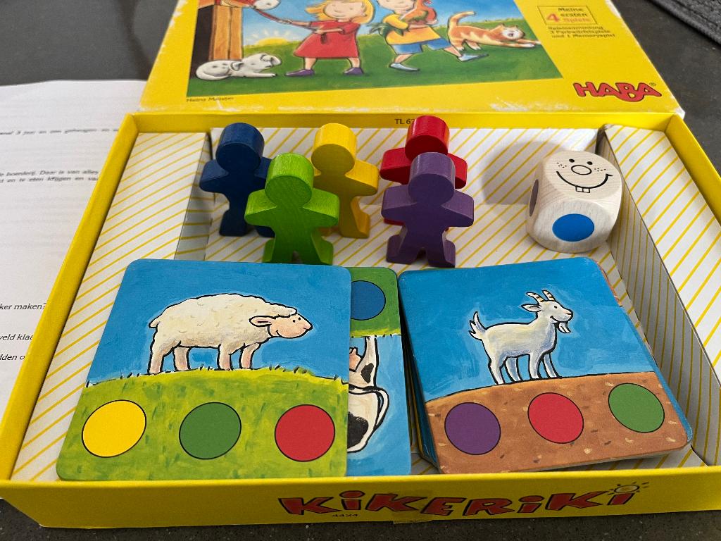 Leuk kleuter-kleuren-spel "Kikiriki", Ophalen of Verzenden, Zo goed als nieuw