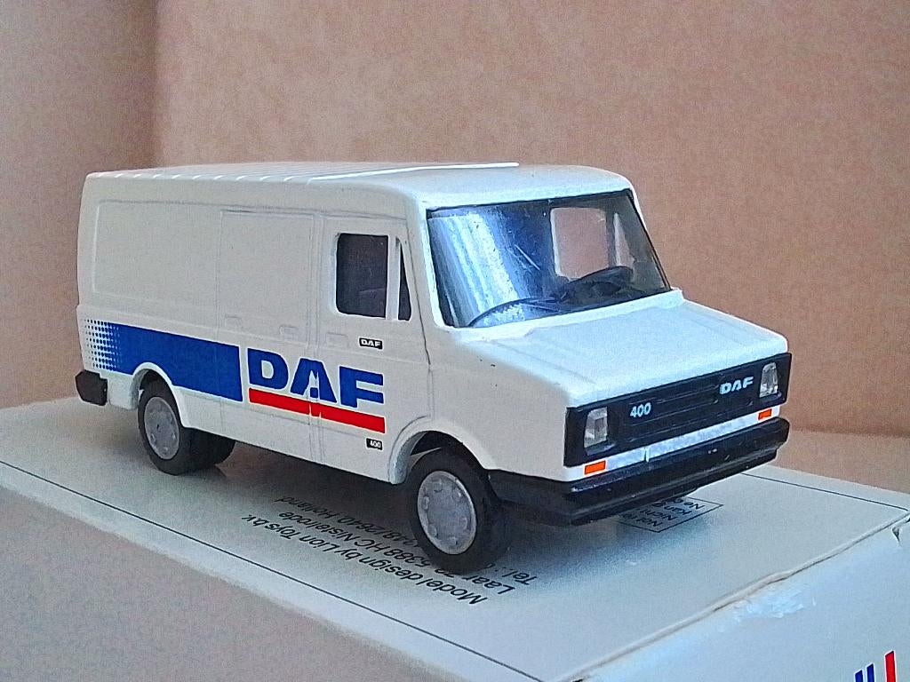Lion car Daf 400 Bestelwagen Daf Promo Lion toys, Ophalen of Verzenden, Zo goed als nieuw, Bus of Vrachtwagen, Overige merken