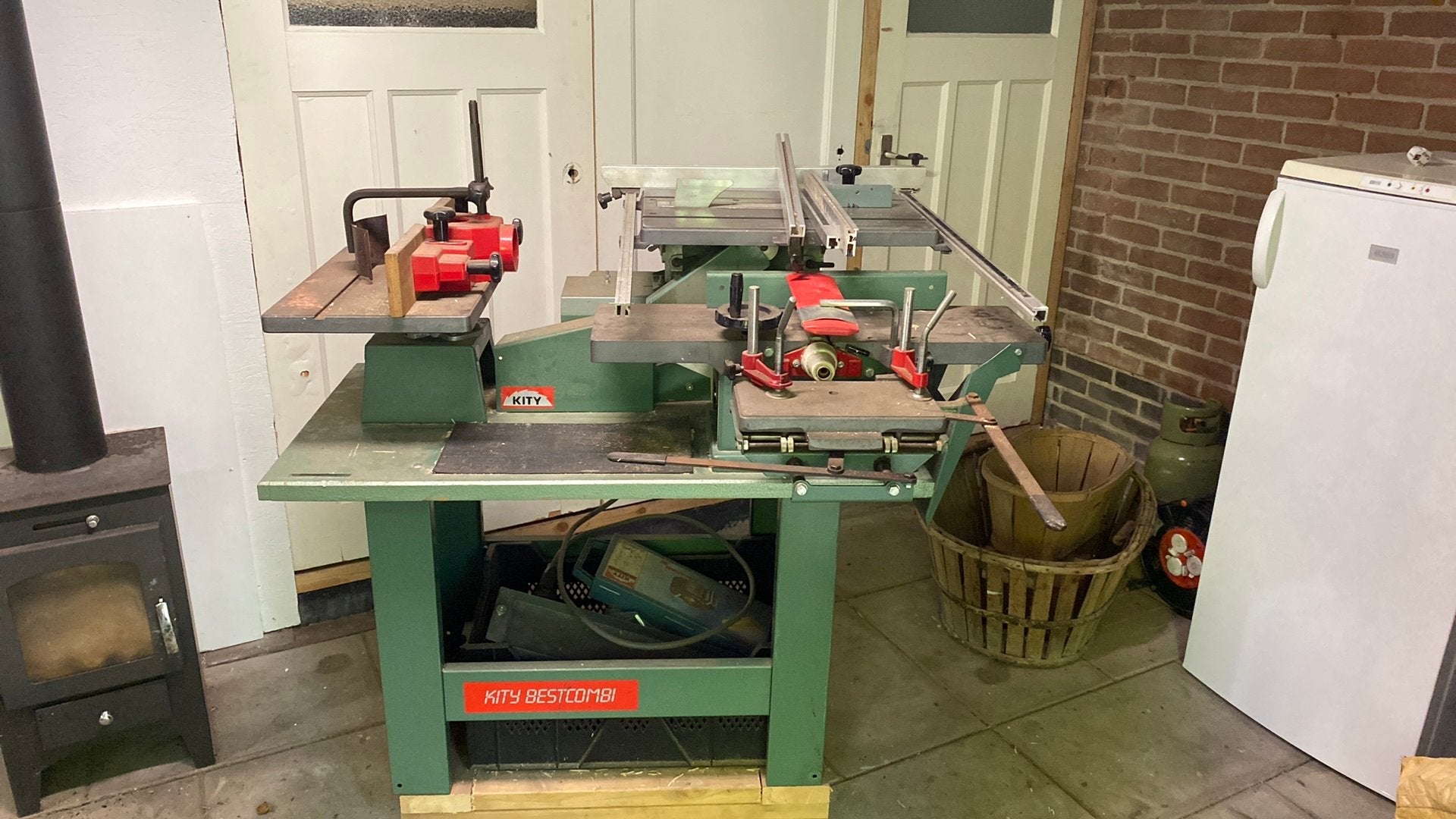 Te koop Kity Bestcombi zaag, frees, schaaf machine, Ophalen, Gebruikt, Elektrisch, Bovenfrees