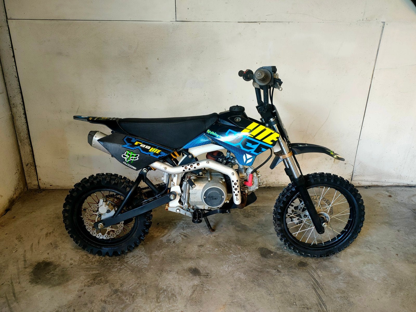 ycf lite 88cc semi automaat grote wielen pitbike crossmotor, Ophalen of Verzenden, Zo goed als nieuw, Pitbike, Ycf