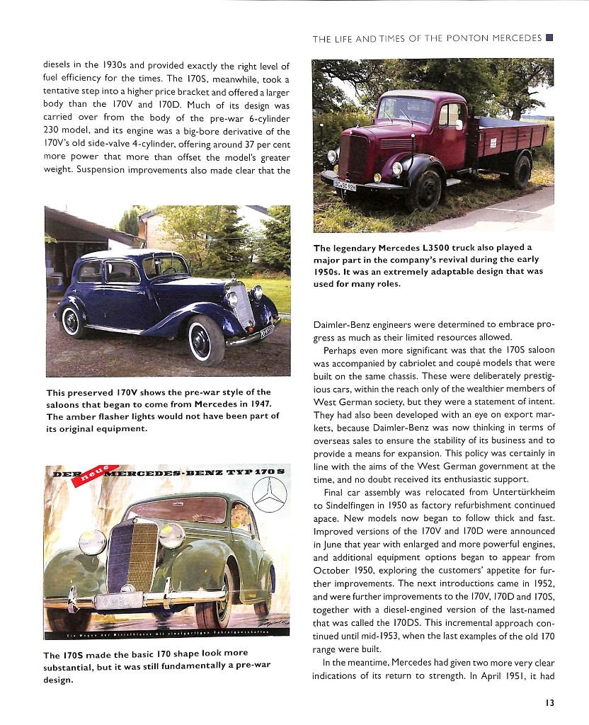 THE MERCEDES-BENZ PONTON AND 190SL, Verzenden, Nieuw, James Taylor, Mercedes