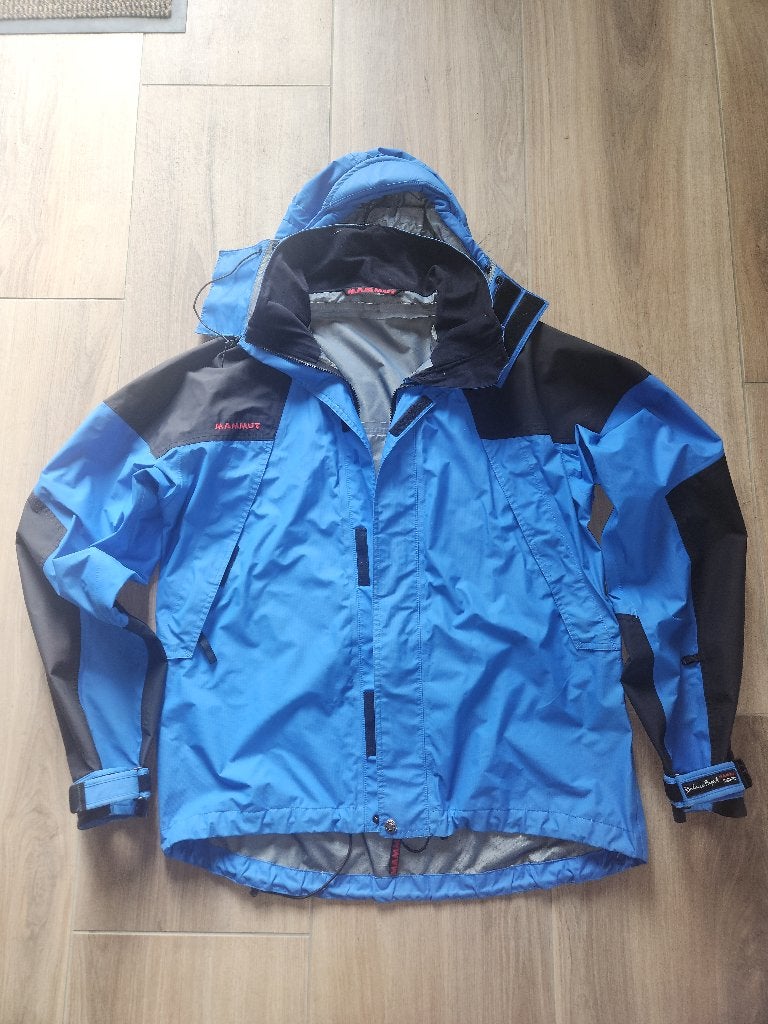 MAMMUT Balance project, XXL, blauw zwart, rain outdoor., Blauw, Mammut, Wandelen of Outdoor, Overige maten