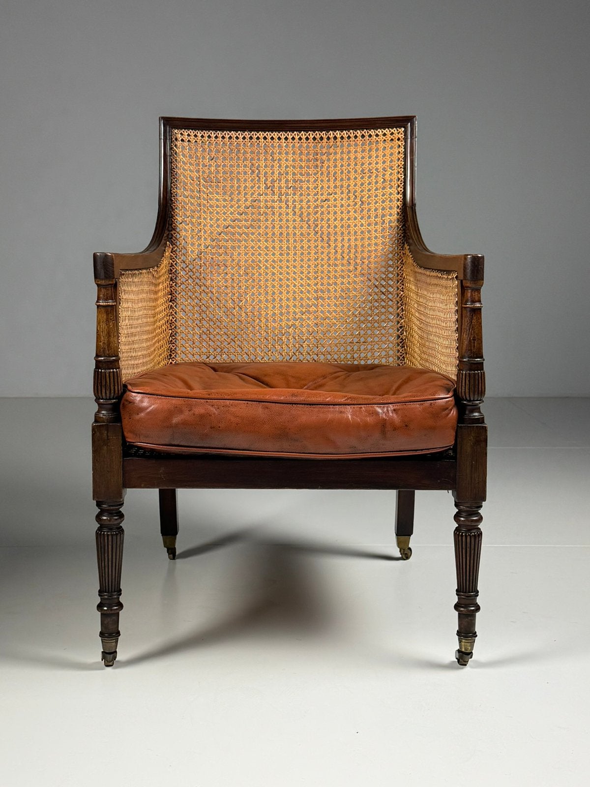 Engelse library Bergère antiek, Antiek en Kunst, Ophalen of Verzenden